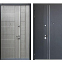 Двери Черный шелк "Бульдорс 24Д", дуб крем