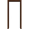 Дверной портал DIY Brown Oak