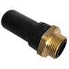 Переход ПЭ-Латунь  (с наружной резьбой) PE100 SDR11 PN16 HDPE