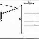 Керамические подкладки ESAB PZ 1500/73 Grey,Tape,Concave