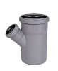 Тройник ПП для внутренней канализации 45° Ду 110х50 OSTENDORF