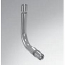 Колено присоединительное никелированное длинное