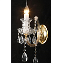 Бра 5131-1W E14 CRYSTAL GOLD METAL TEKAVIZE 6 151-19470