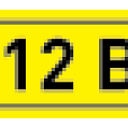 Наклейка «12 В» EKF PROxima
