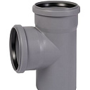 Тройник ПП для внутренней канализации 87° Ду 125х125 OSTENDORF