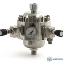 Разделитель сред безмембранный пневмо-гидравлический