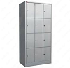 Шкаф двенадцатисекционный для униформы (ламинат) ITM -160
