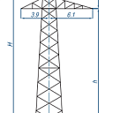 Опоры линий электропередачи ПС220-3