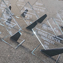 Статуэтки, сувениры из стекла под заказ!