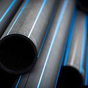 Труба ПНД, полиэтиленовая ПЭ 460 двухслойная, с раструбом гофрированная