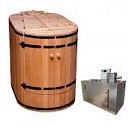 Кедровая бочка (фитобочка) «Полулежачая толстостенная»