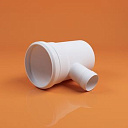 Тройник переходник для канализационных труб