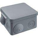 Коробка распаячная открытого монтажа 80X80X50 серая Navigator