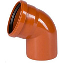 Отвод ПВХ наруж. канал. Ду 160х67* OSTENDORF