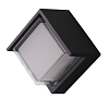 Светодиодный уличный настенный светильник PL-451B 6W SAND BLACK 3000K IP54 (TEKLED)