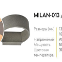 Водонепроницаемый настенный светильник "MILAN-013" 5Вт