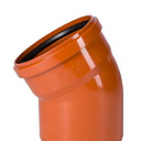 Отвод ПВХ для наружной канализации 30° Ду 200 OSTENDORF