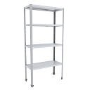 Стеллаж эконом СКК-12/4 ЭЦК-С 1200х400х1850 (1870) мм