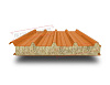 Кровельные сэндвич панели с минватой 150 ral 2004 темно-оранжевый