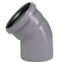 Отвод ПП для внутренней канализации 45° Ду 125 OSTENDORF