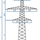 Опоры линий электропередачи ПС330-2