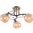 Люстра 8661-3 3xE27 AMBER+BLACK (TEKLED) 159-17979