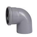 Отвод ПП для внутренней канализации 87° Ду 110 OSTENDORF