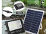 Светодиодный прожектор на солнечных батареях с датчиком движения RKU LED SOLAR PANEL 100W 10V/35W 2300LM 6500K 240-035024