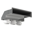 Пленум настенный металлический 0833300*55/63х3