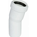 Отвод ПП для внутренней канализации 15° Ду 50 белый OSTENDORF