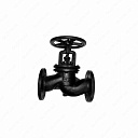 Запорный клапан стальной ручной J41H-25-20 DN-20 РУ-25