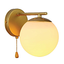 Бра 52030 1xE27 Rod Opal and Gold TEKAVIZE 1шт 151-19780