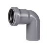 Отвод ПП для внутренней канализации 87° Ду 40 OSTENDORF