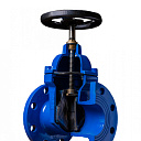 Задвижка чугунная  с обрезиненным клином марки SWEM 500мм 30ч39р PN16, GGG50