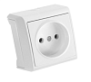 Розетка одинарная Viko Vera Б/З (накладная) 379-36030
