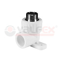 Угол с наружной резьбой (простое крепление) 25х1/2" (60/15) (Valfex)