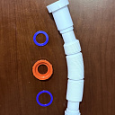 Гофра универсальная (длина 73 см с переходом 40 мм/50мм) (100)