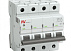 Выключатель автоматический AV-6 4P 3A (C) 6kA EKF AVERES
