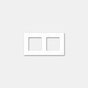 Рамка переключателей Star Ring Moes Белый Двойная