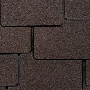 Гибкая черепица Lux, Саппоро, зрелый каштан