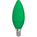 Лампочка светодиодная C35 6W E14 GREEN (TECHNOLIGHT) 528-01110