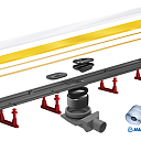 Душевой лоток "PREMIUM LINE 750'' ЗОЛОТОЙ (комбин. затвор)