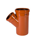 Тройник ПВХ наруж. канал. 45* Ду 250х160 OSTENDORF