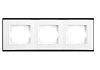 Тройная рамка Linnera S BEYAZ UCLU CERCEVE Yatay 