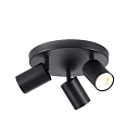 Светильник потолочный MR16, встраиваемый, черный, L220xW56xH140 мм, артикул 172-03034