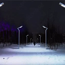 Уличные фонари столбы