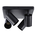 Светильник потолочный MR16, встраиваемый, черный, L220xW56xH140 мм, артикул 172-03036