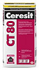Штукатурно-клеевая смесь Ceresit CT 80 для пенополистирольных и минераловатных плит