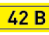 Наклейка «42 В» EKF PROxima