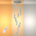 Люстра LED PA0043 60Втx12 Chrome D500xH1200 CCT Changeable (TEKLED) 159-18136